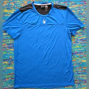 Spider Active Men's Blue‎ Athletic Shirt size LG